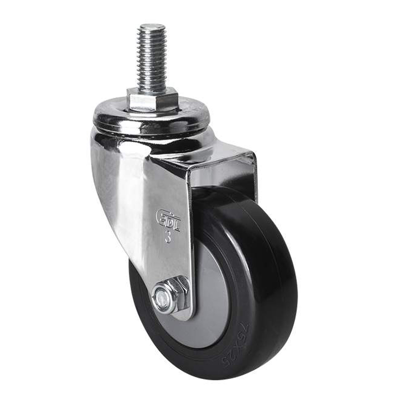 EDL Light 3'' 70kg Threaded Swivel PU Caster 37233-373-67
