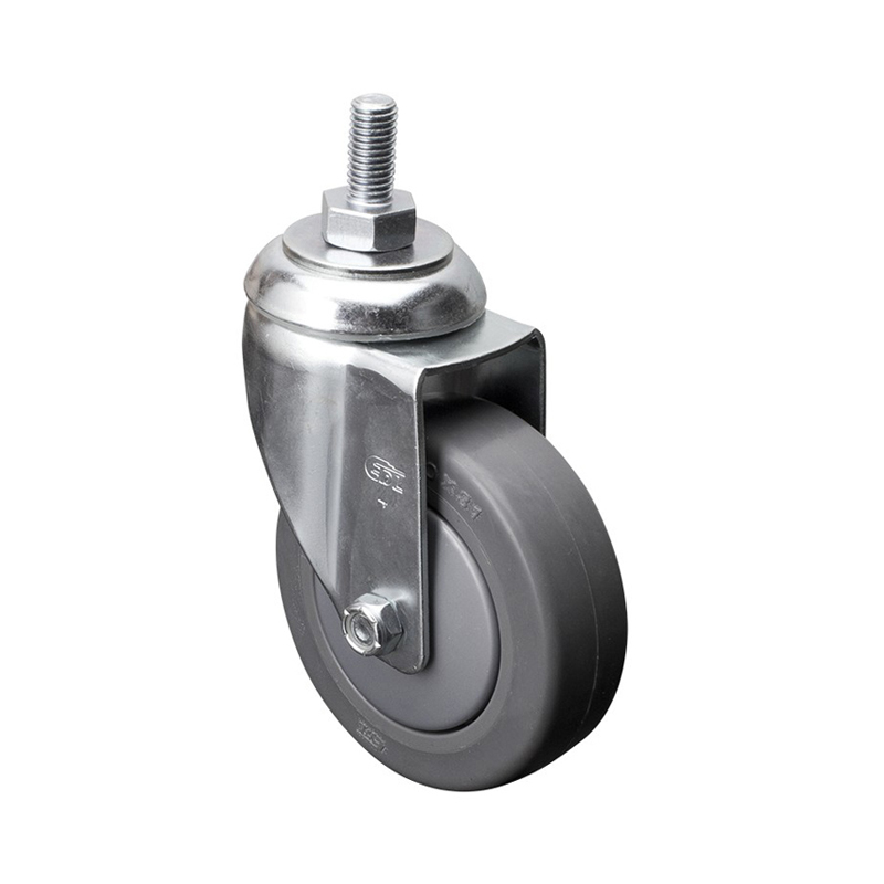 EDL Medium 4'' 110Kg Threaded Swivel TPE Caster 57134-574-57
