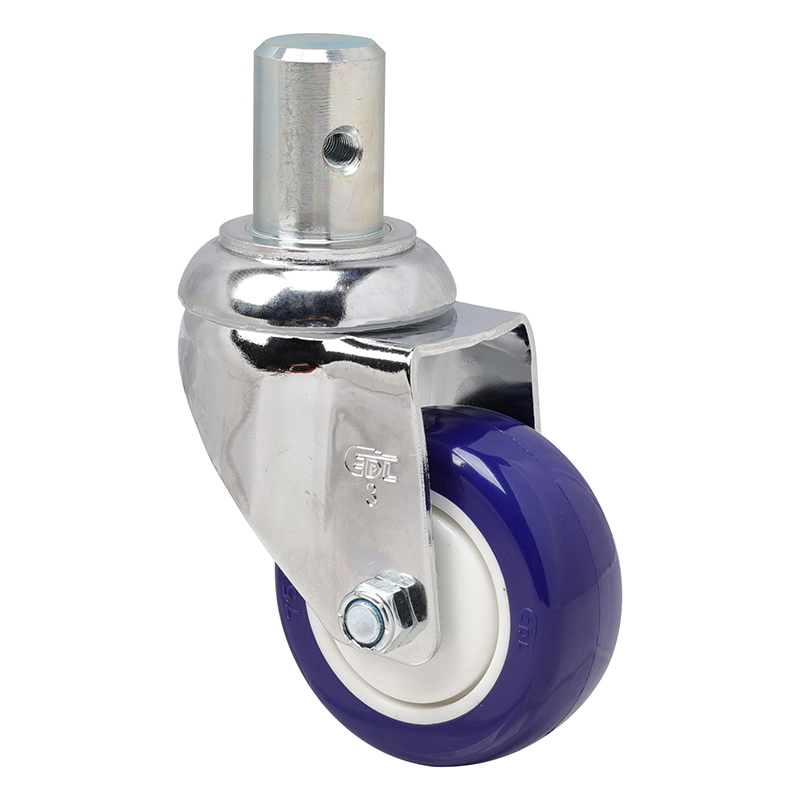 EDL Medium 3'' 130Kg Stem Swivel TPU Caster 57253-573-87