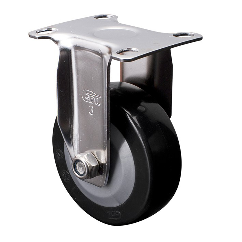 EDL Stainless Steel Light 3'' 60kg Rigid PU Caster S34703-S343-64