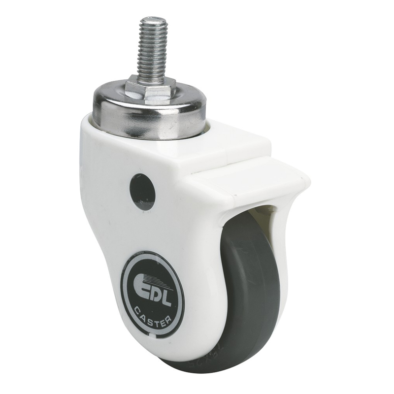 EDL 3'' 70kg Threaded Swivel TPE Medical Caster E37133-E373-57
