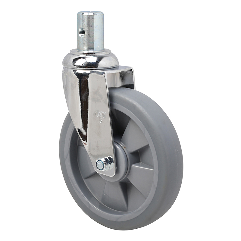 EDL Medium 6'' 110Kg Stem Swivel TPE Caster 57256-576-57