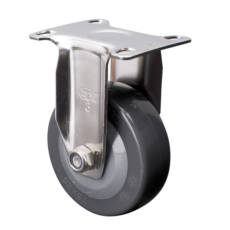 EDL Stainless Steel Light 3'' 70kg Rigid PU Caster S34703-S343-74
