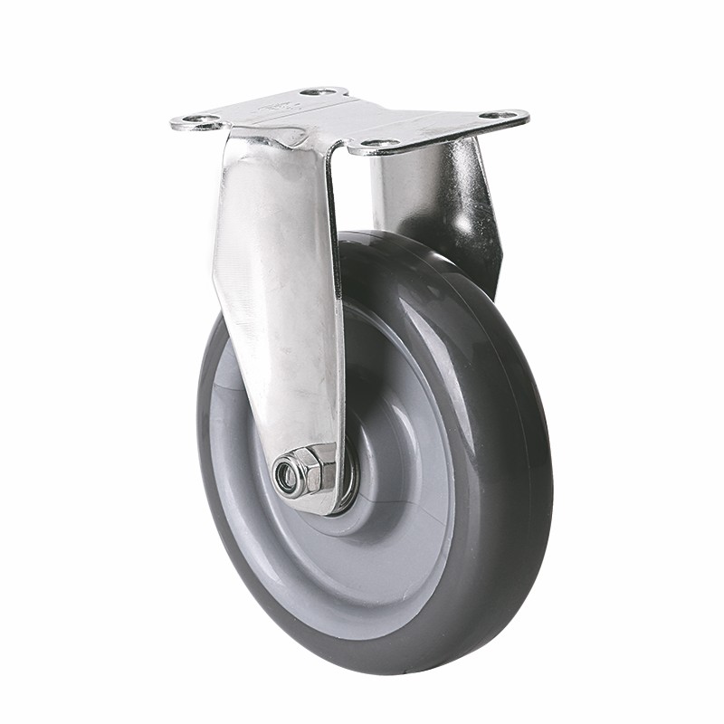 EDL Stainless Steel Medium 5'' 150kg Rigid PU Caster S54705-S545-76