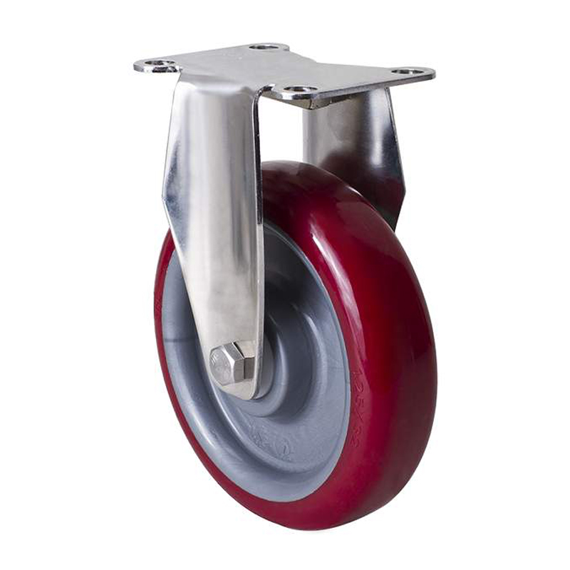 EDL Stainless Steel Medium 5'' 150kg Rigid TPU Caster S54705-S545-85