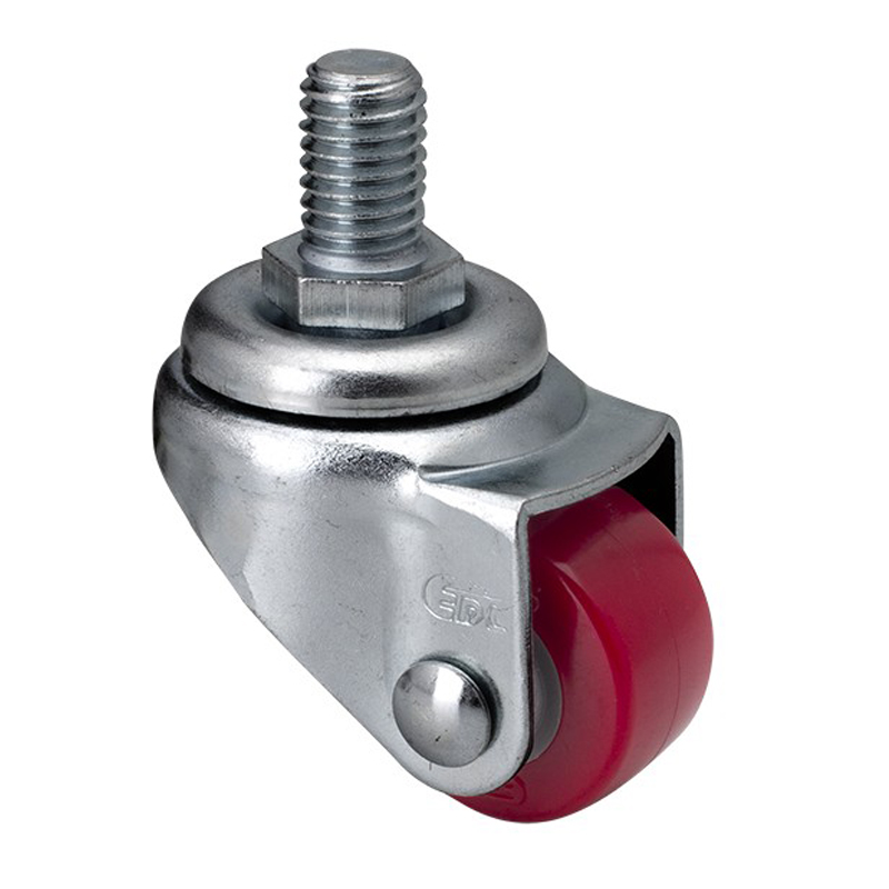 EDL Mini 1'' 30kg Threaded Swivel TPU Caster 20131-201-82